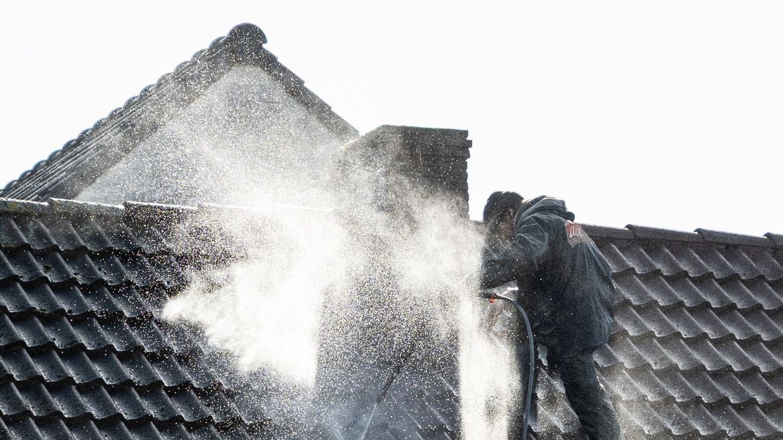 Démoussage de toiture à Lille (Nord) : mousse et lichens sur tuiles